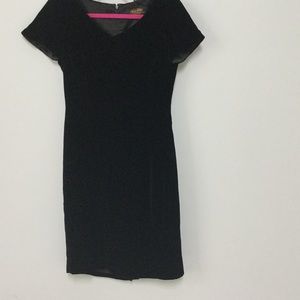 Classics Brooks Brothers black velvet dress