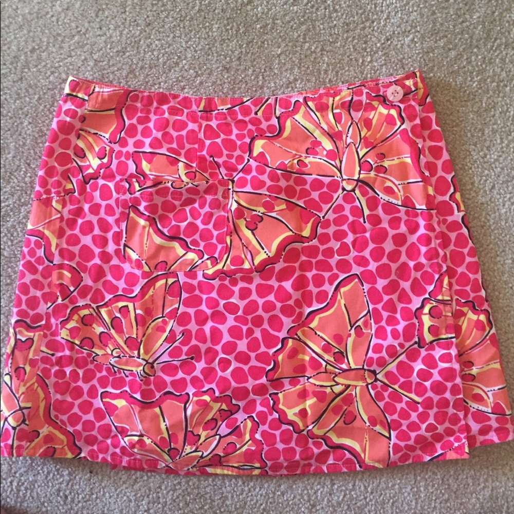 EUC Vintage Lilly Pulitzer reversible wrap skirt - Picture 3 of 4