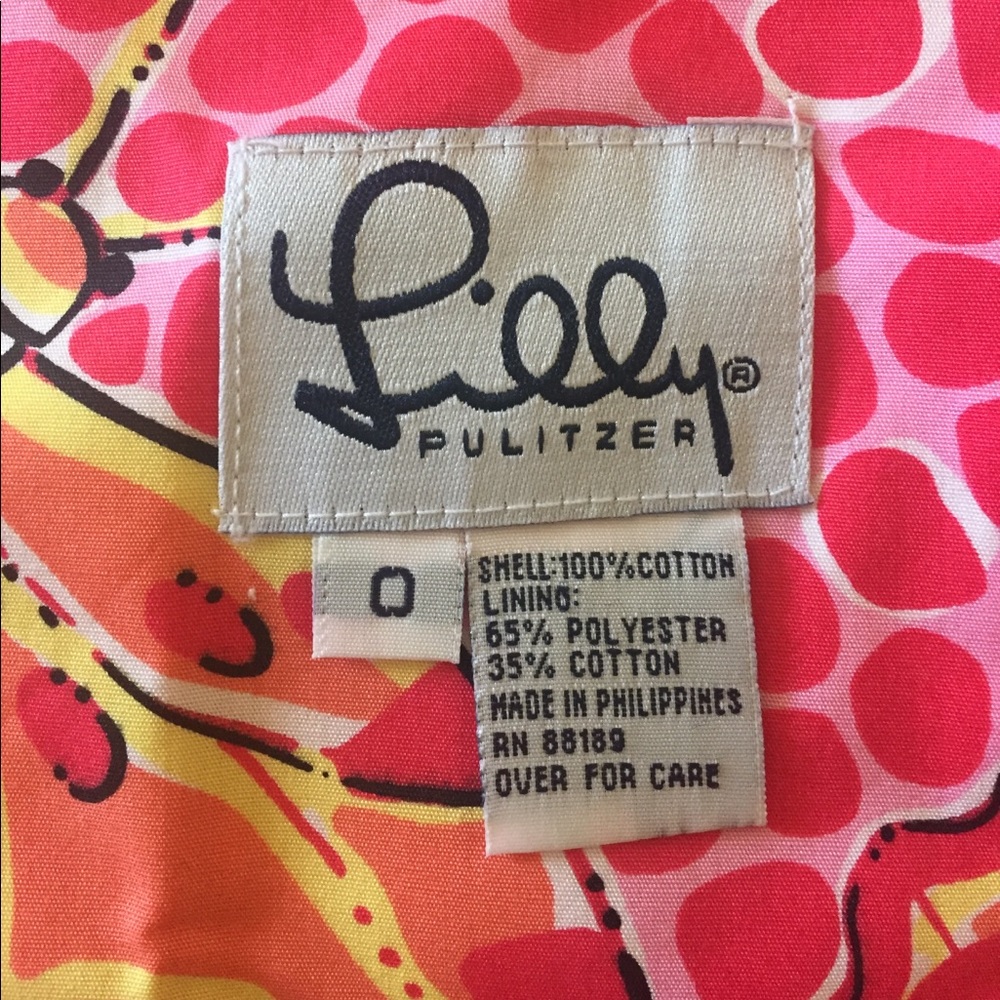 EUC Vintage Lilly Pulitzer reversible wrap skirt - Picture 4 of 4