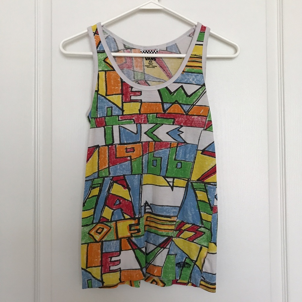 Vans "Coloring Book" Tank Top (sz XS)