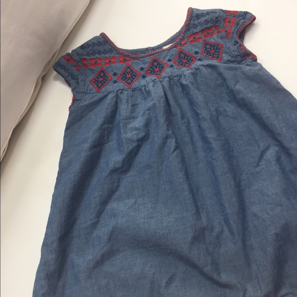 Toddler denim dress