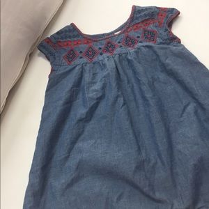 Toddler denim dress