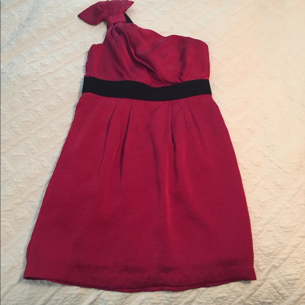 BCBG one shoulder dress