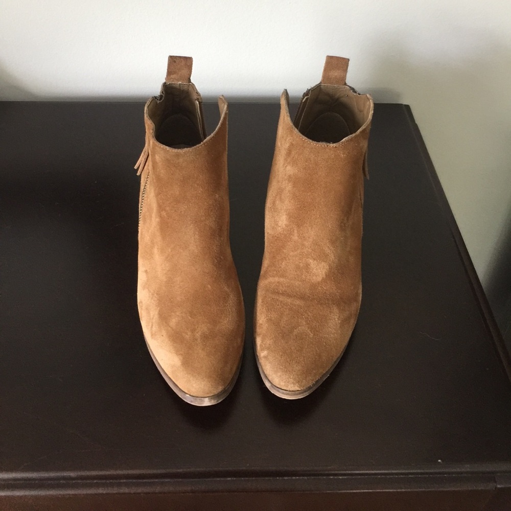 Sole Society Mira suede ankle boot