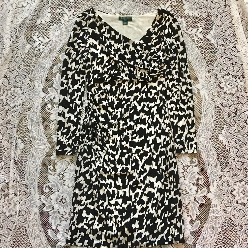 Ralph Lauren Full Sleeve Midi Dress in Size 6