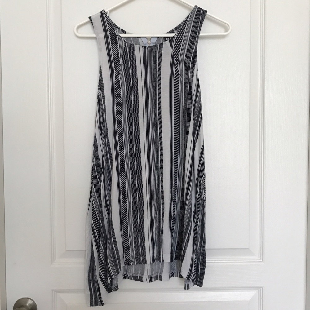 Cotton On Black White Tunic Tank (sz S)
