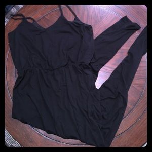 Black jumpsuit pants- great condition