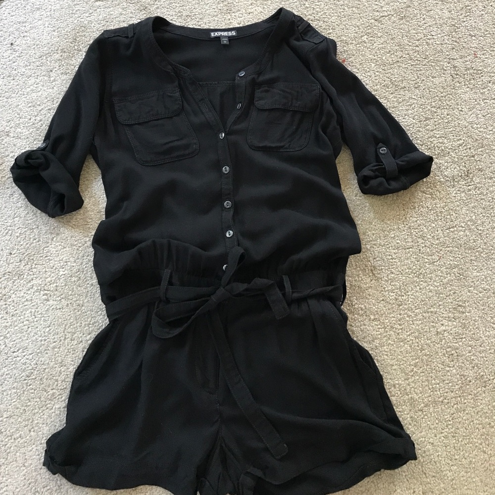 Short sleeve romper