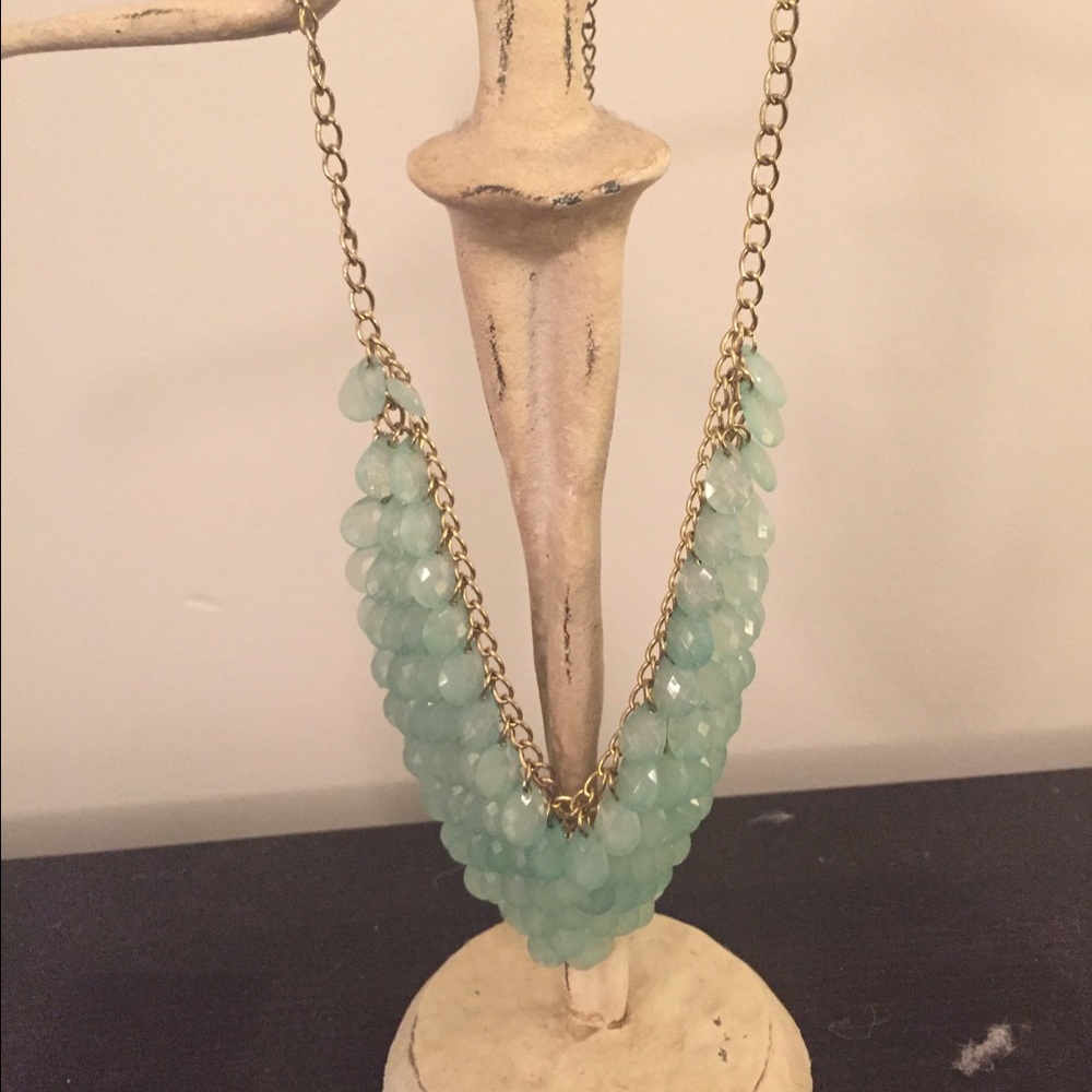 Turquoise statement necklace