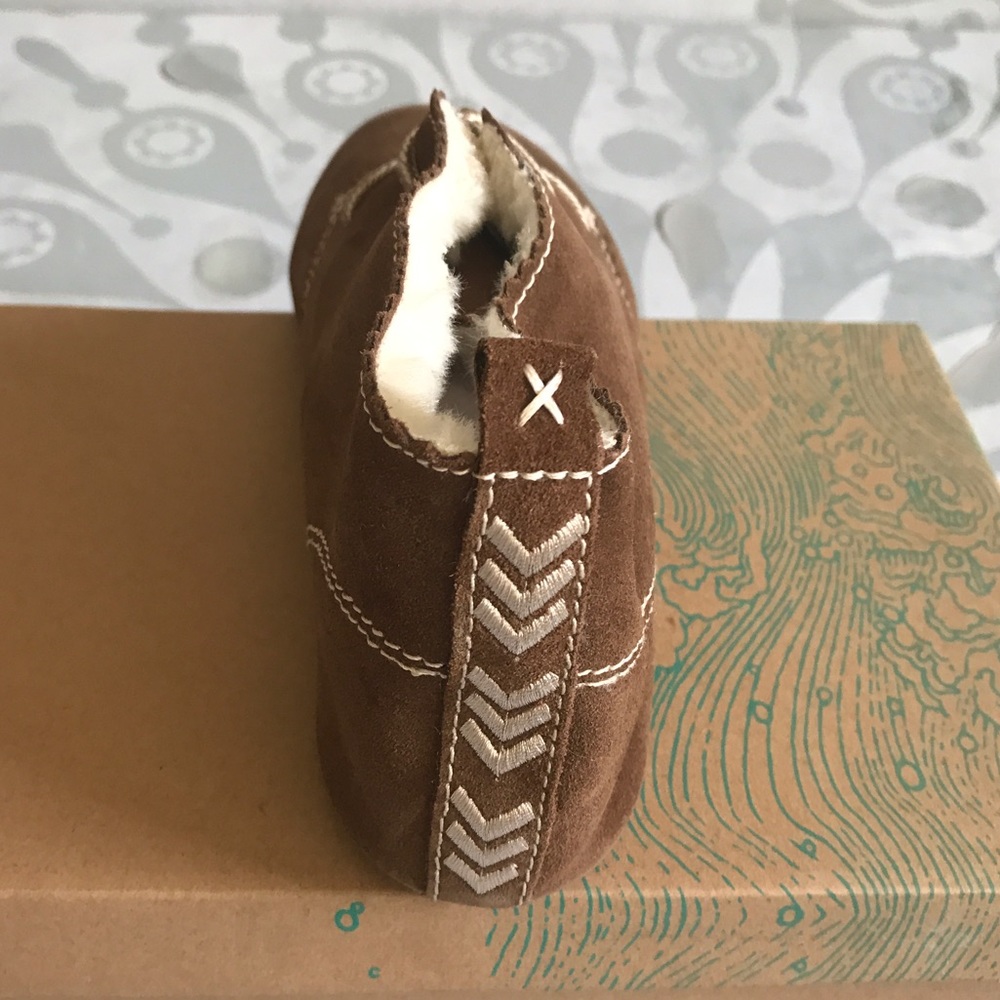 {Roxy} Montauk Brown Suede Loafer Moccasins - Picture 5 of 6