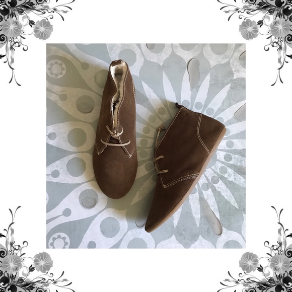 Roxy Shoes - {Roxy} Montauk Brown Suede Loafer Moccasins