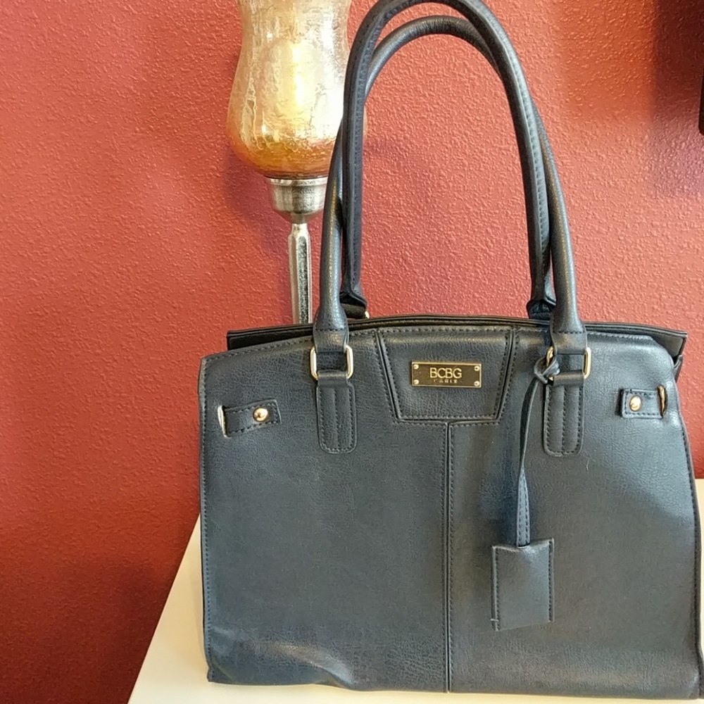 BCBG Navy blue tote