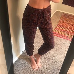Patterned Joggers