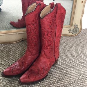 Red Cowboy Boots