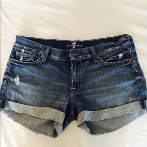 7 For All Mankind jean shorts