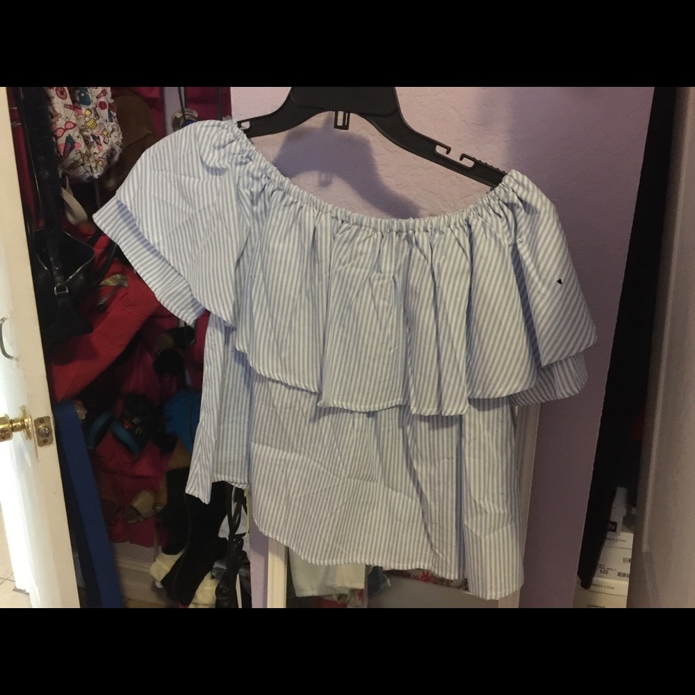 Off the shoulders blouse