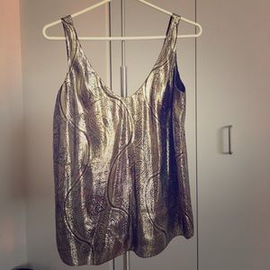 Jcrew gold top