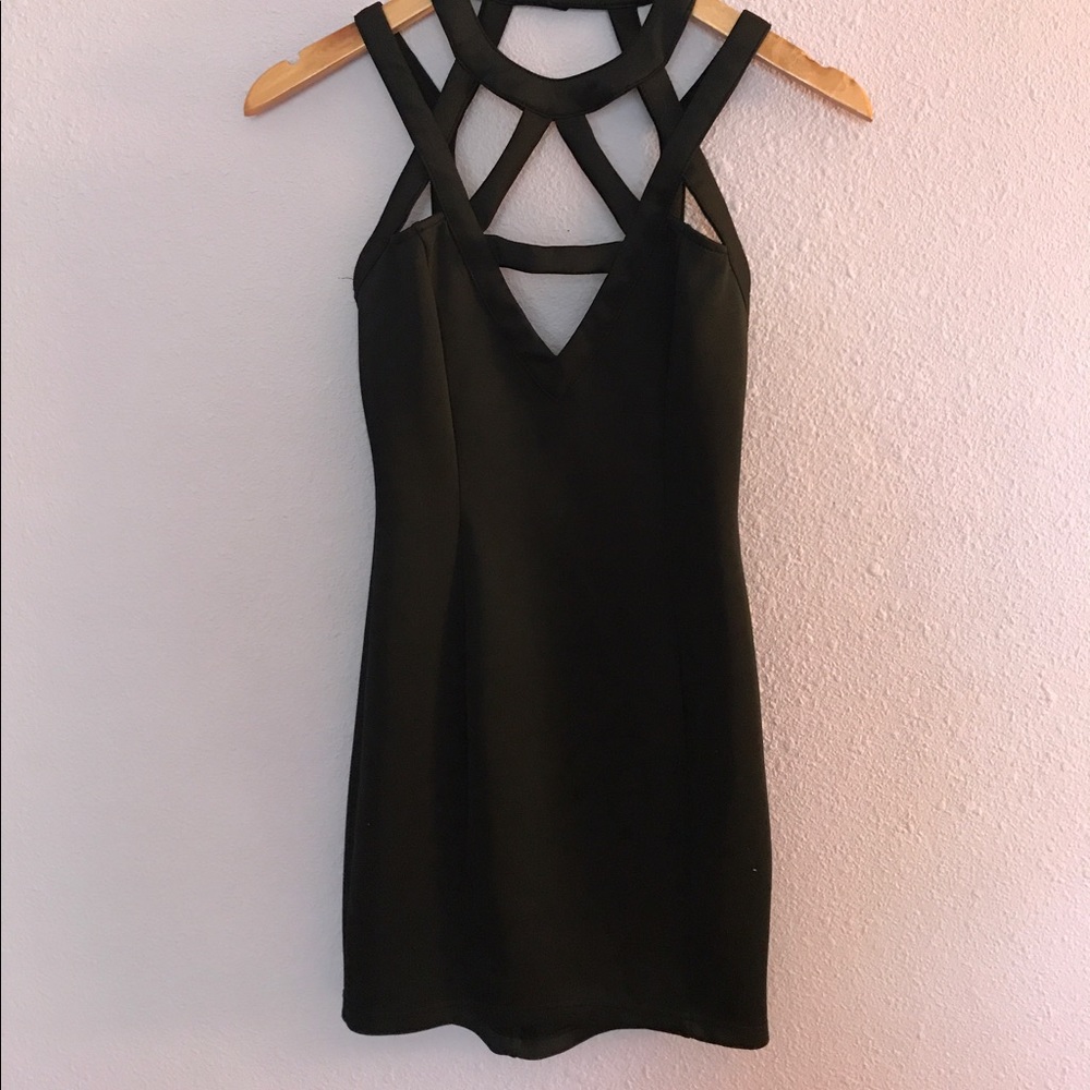 Strappy Black Dress