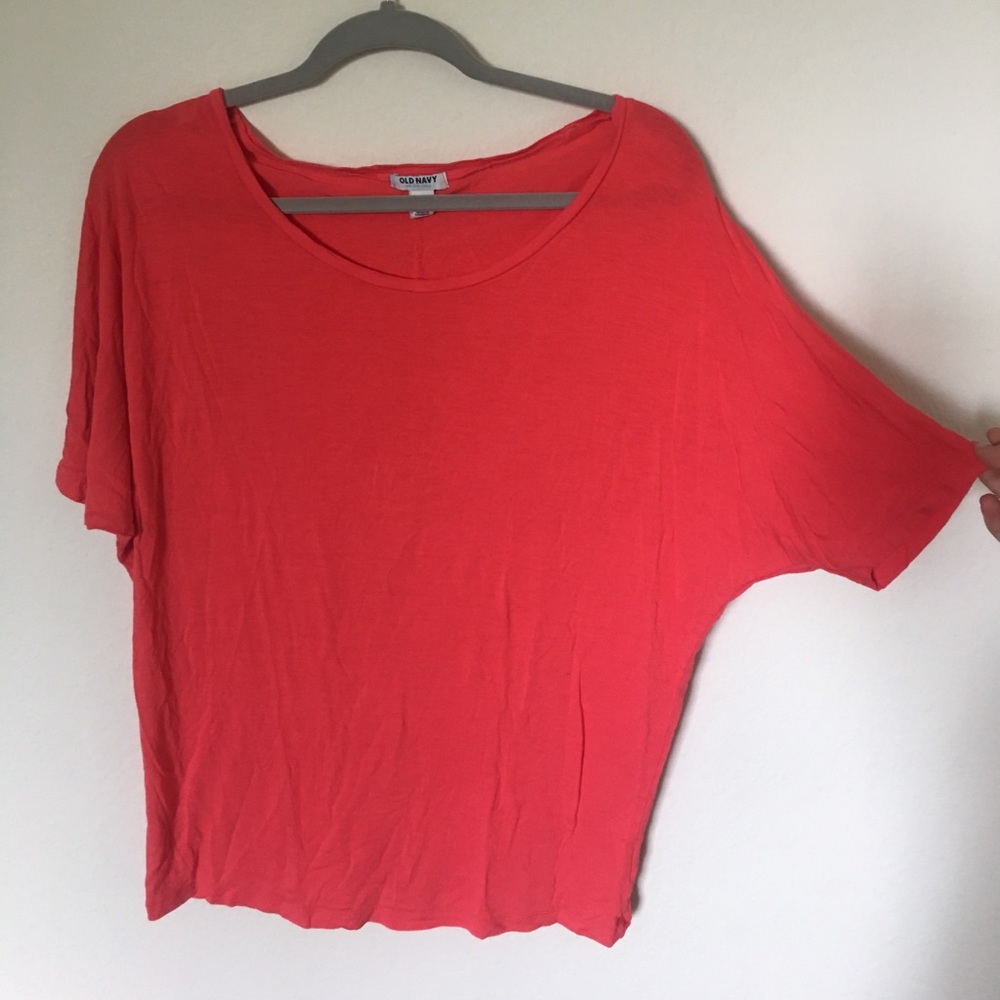 Reddish Orange shirt from Old Navy