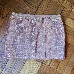 Sequin Mini Skirt