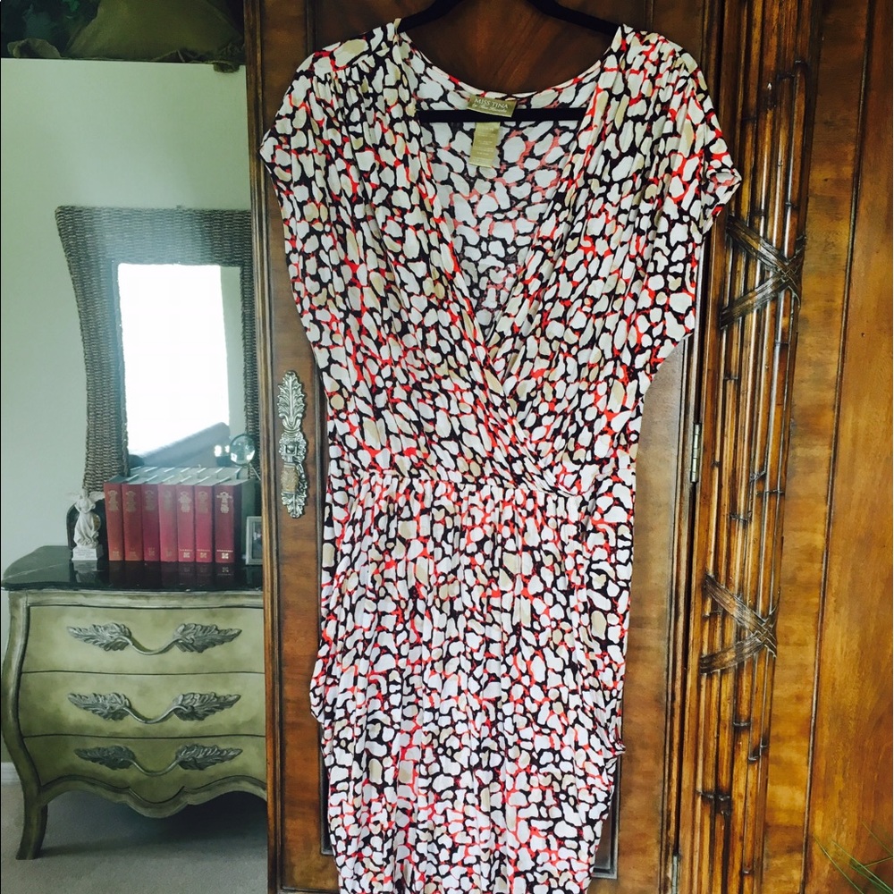 Faux Wrap Dress