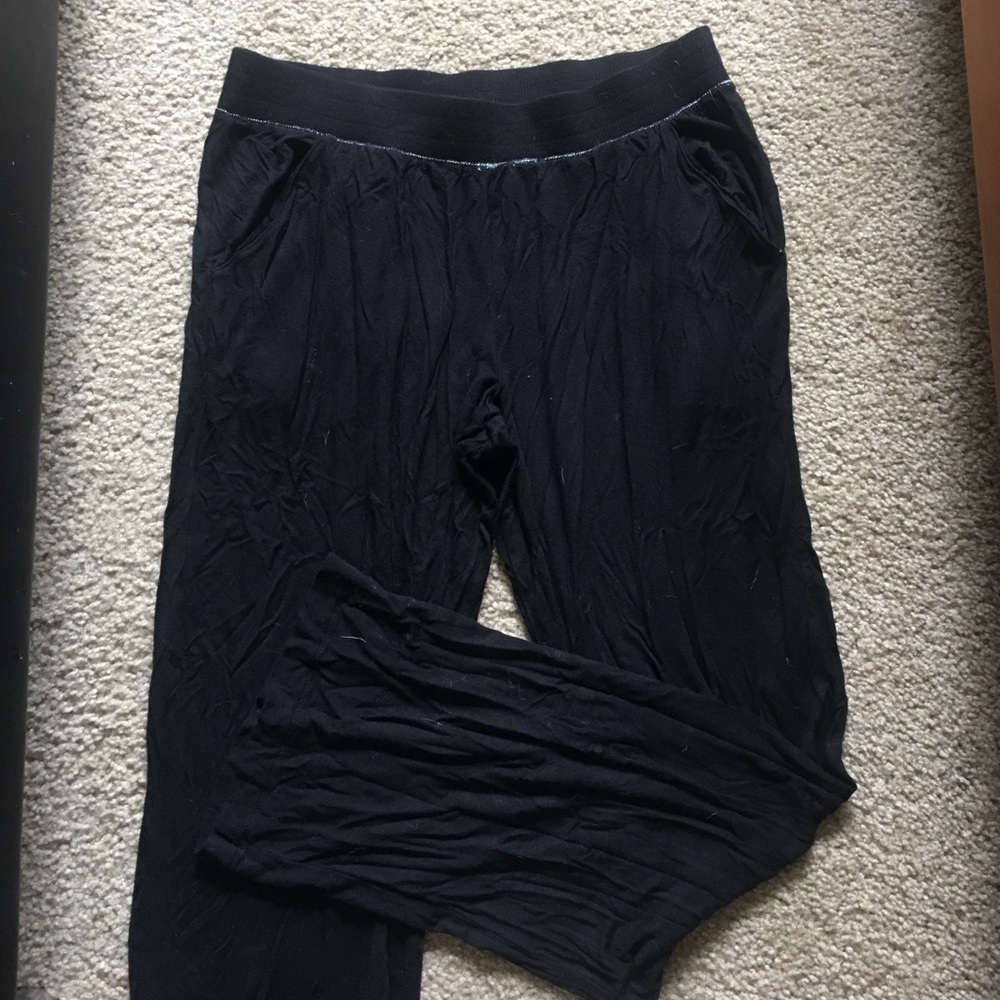 Black pajama pants