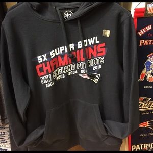 5X super bowl champs sweatshirt brand new