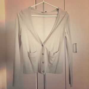 Powder blue Jcrew cardigan