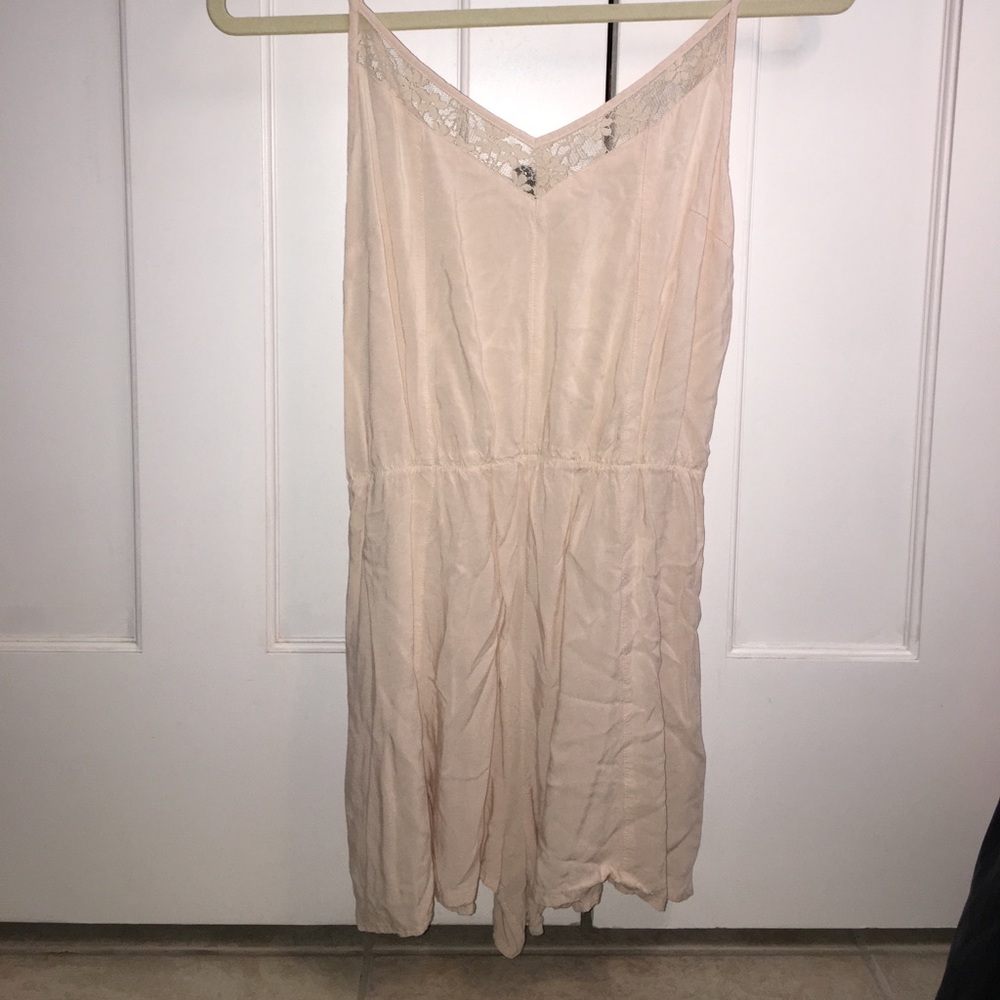 H&m lace trim romper