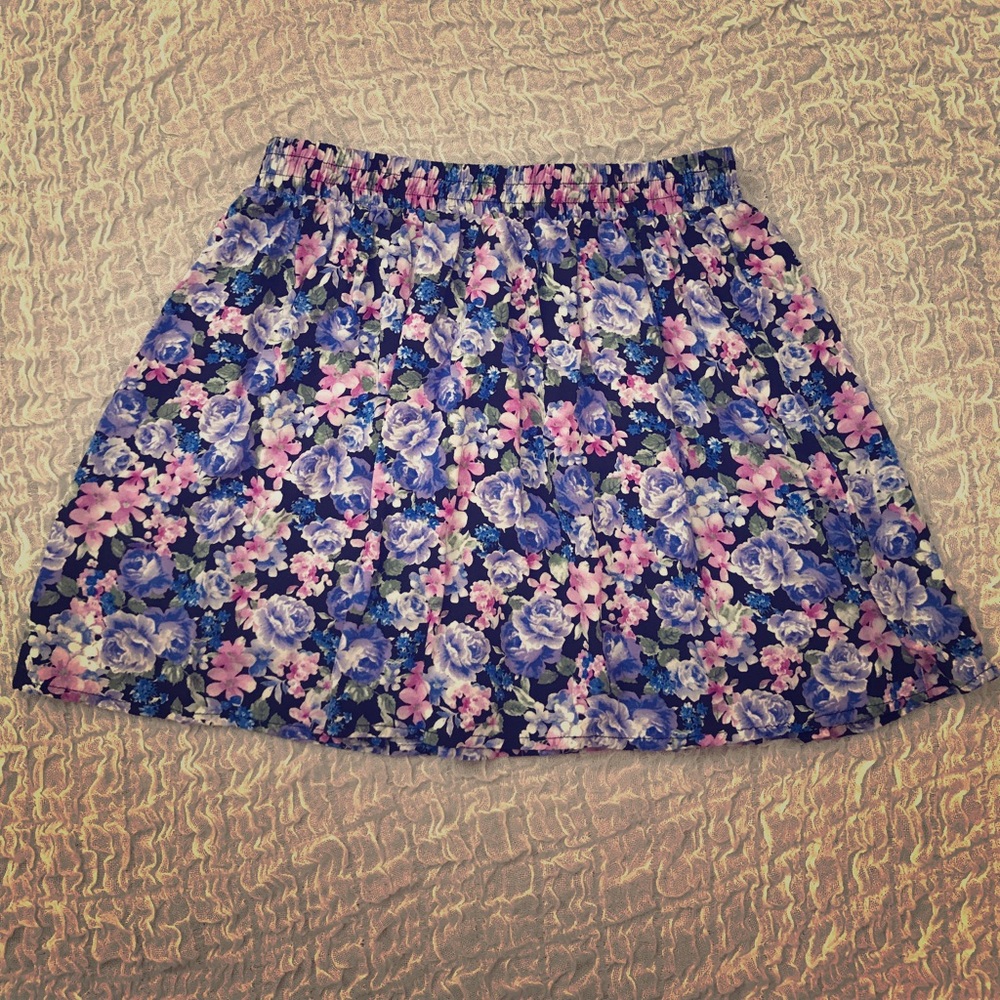 Floral skater skirt