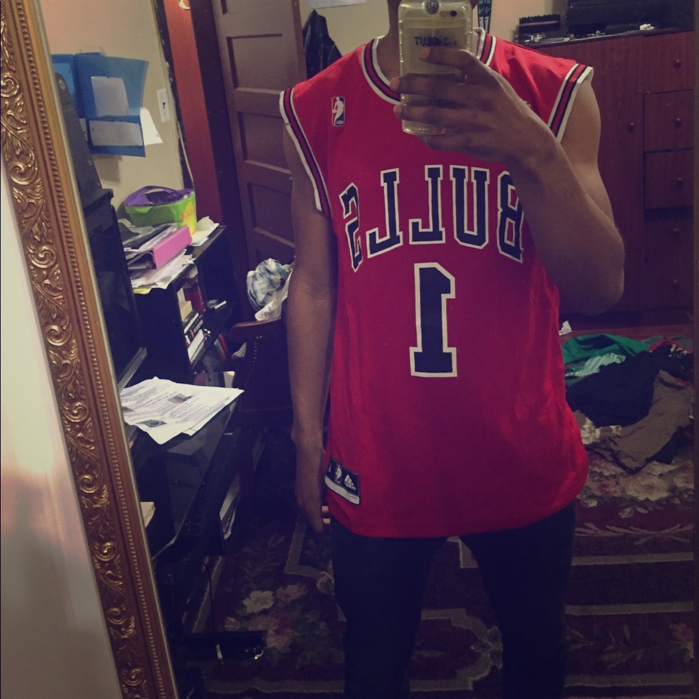 Official Bulls Jersey D Rose Size S
