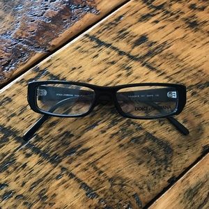 Dolce and gabbana black glasses frames