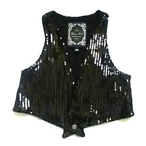 Los Angeles GUESS Black Sequence Vest