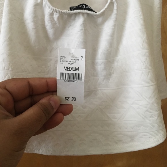 White open back tank top - Picture 3 of 3