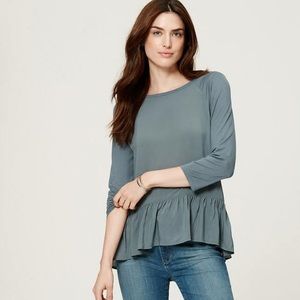 NWT | Loft Peplum Blouse