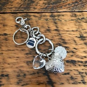 Kathy van Zeeland silver key chain