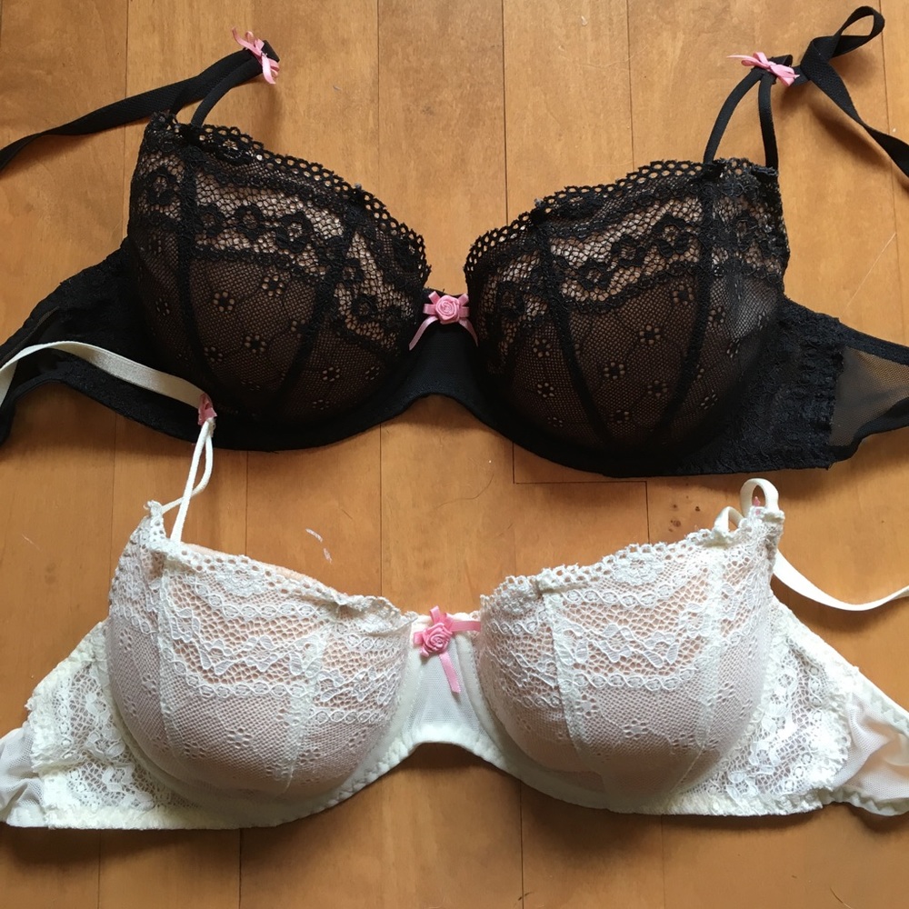Betsey Johnson lace bra bundle!