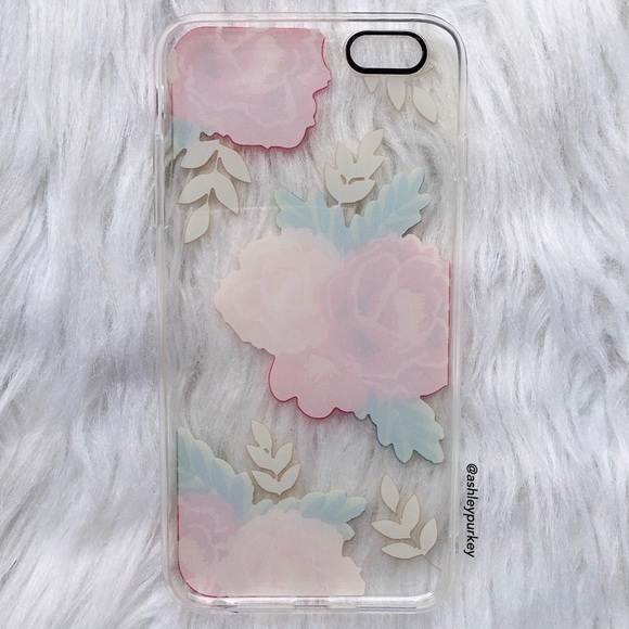 SOLD pink red floral iPhone 6/6s phone case - Picture 3 of 3