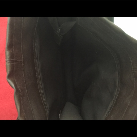 Chocolate Brown Leather tote. - Picture 3 of 7