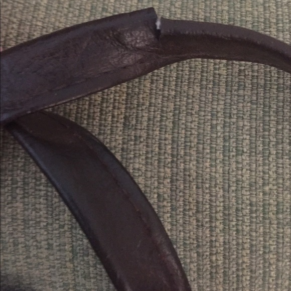 Chocolate Brown Leather tote. - Picture 7 of 7