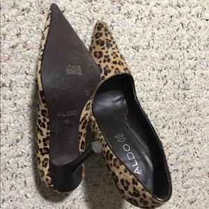 Aldo animal print shoes