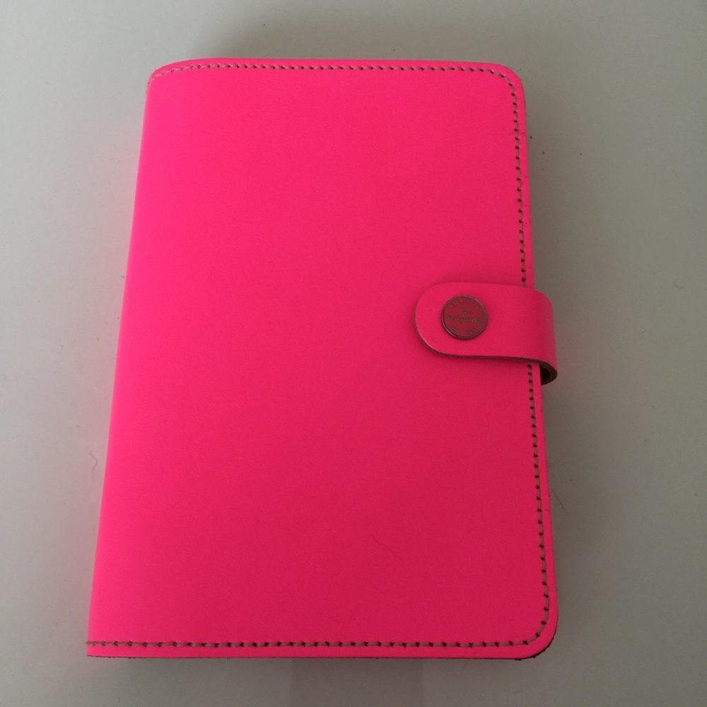 Filofax Fluoro Neon Pink Personal Planner