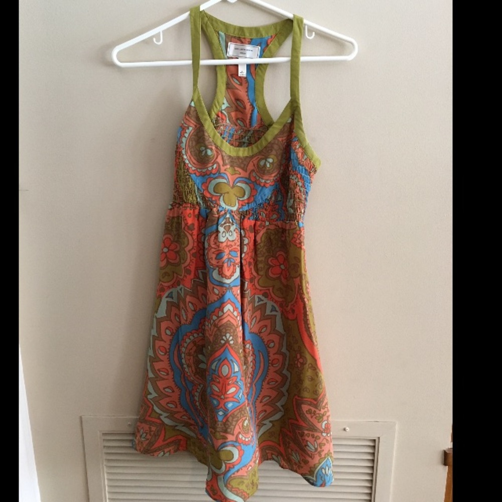 Anthropologie patterned dress