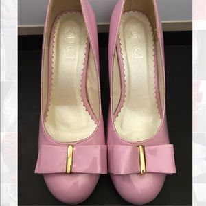 Pink Patent Leather Heels