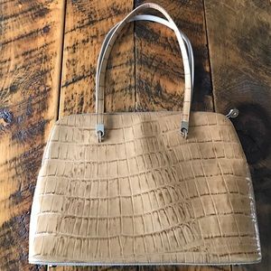 Jones New York genuine leather crocodile purse