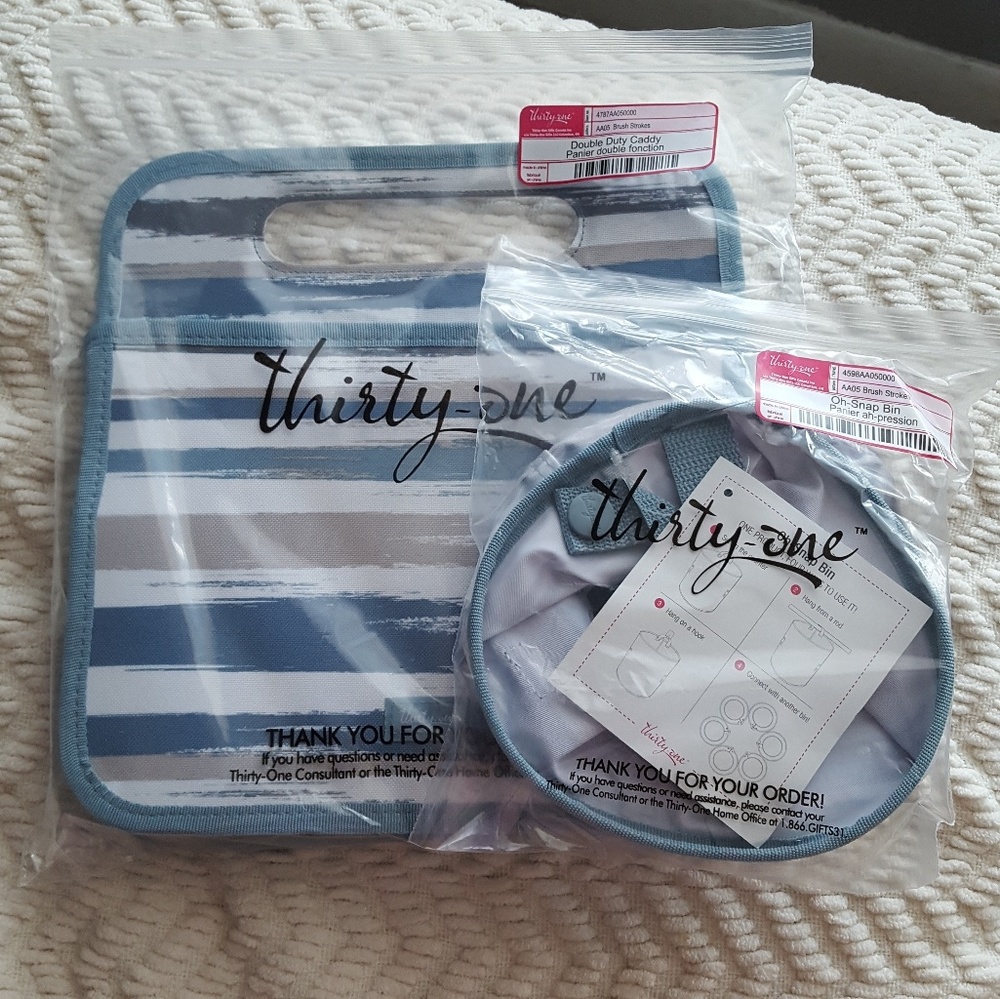 Double duty caddy & oh snap bin
