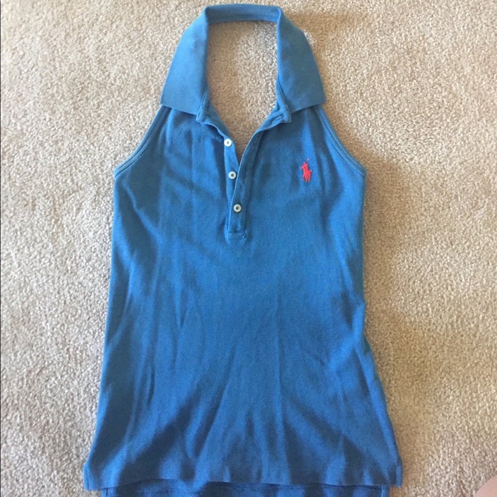 Adorable Polo Ralph Lauren polo halter top