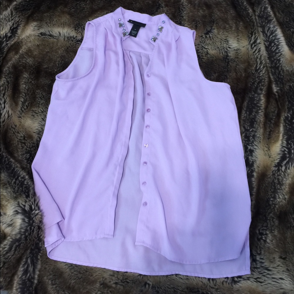 Lane Bryant Sleeveless Embellished Top Size 18