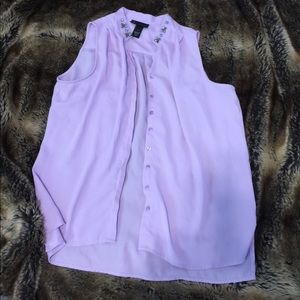 Lane Bryant Sleeveless Embellished Top Size 18