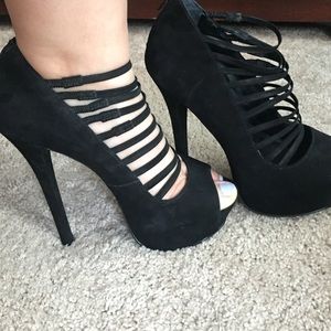 Steve Madden black heels.